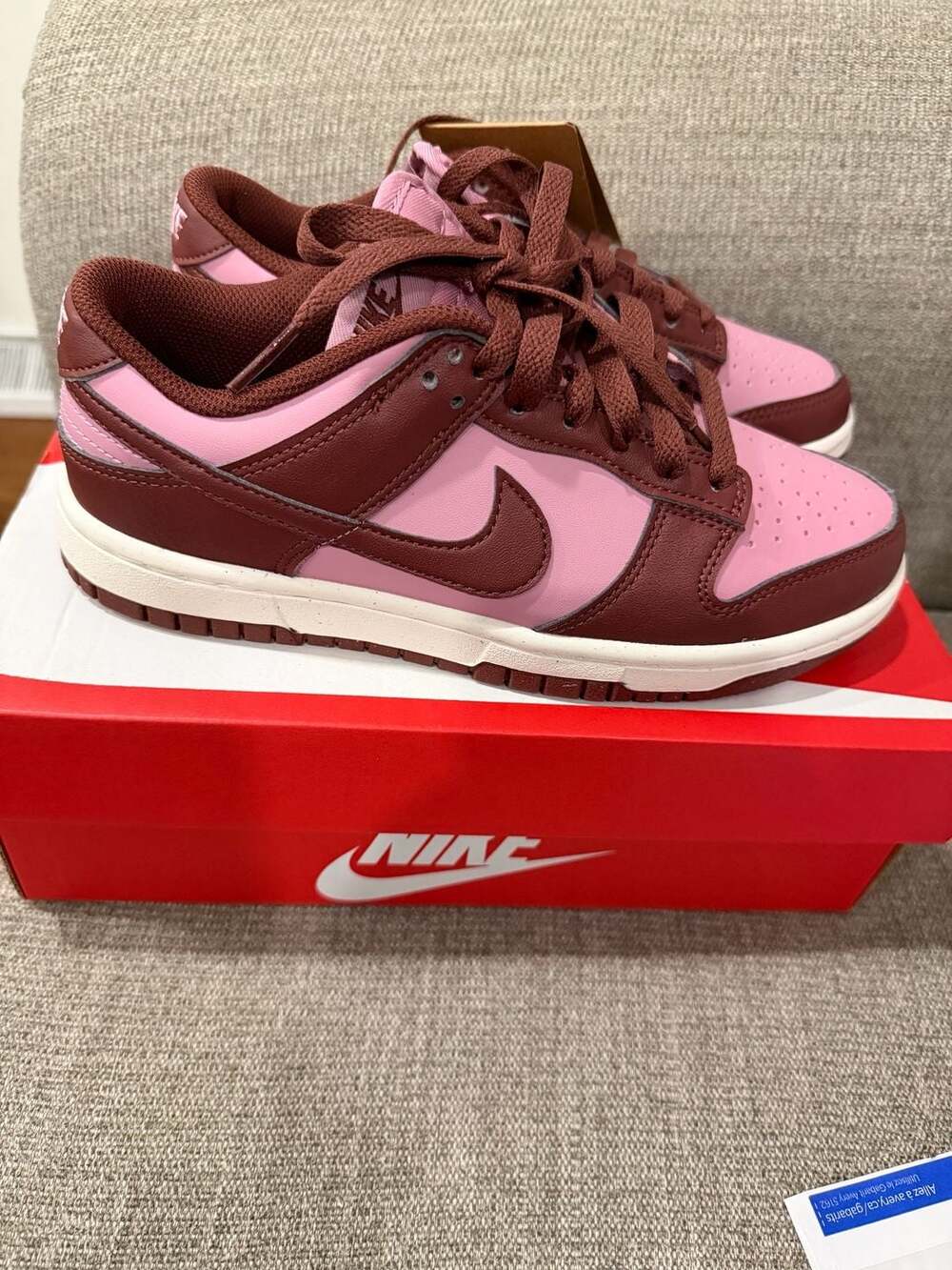 Nike Dunk Low Next Nature Elemental Pink Dark Pony Women's Size 6.5